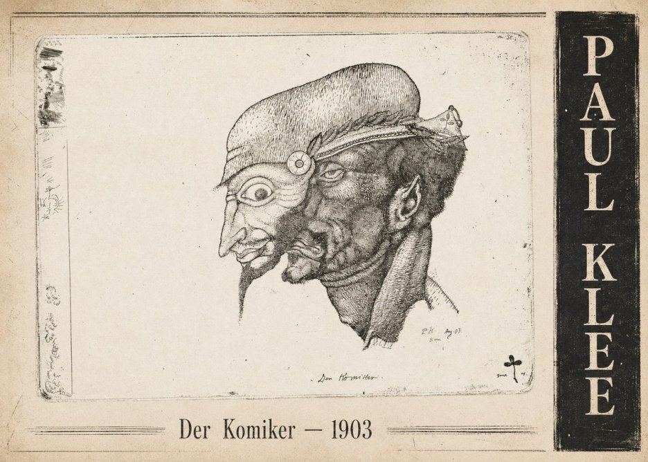 Paul Klee Der Komiker No5 - Poszter