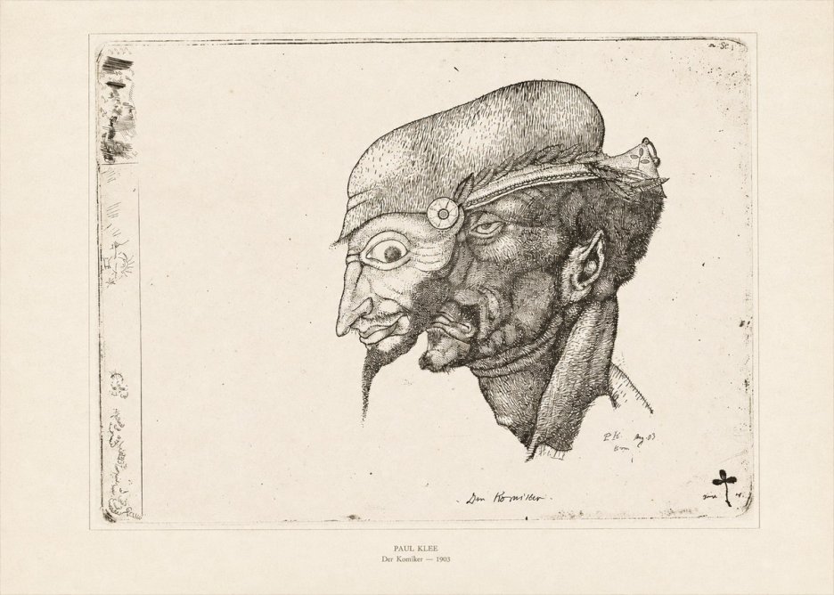 Paul Klee Der Komiker No6 - Poszter