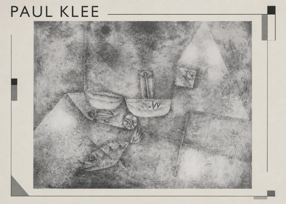 Paul Klee Boats at the Shore No1 - Poszter
