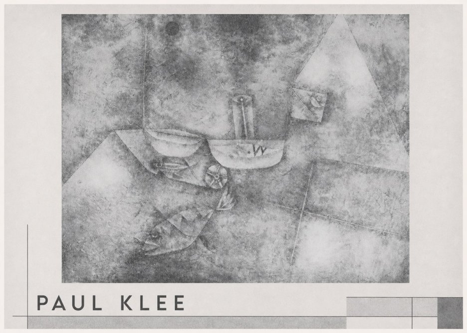 Paul Klee Boats at the Shore No3 - Poszter
