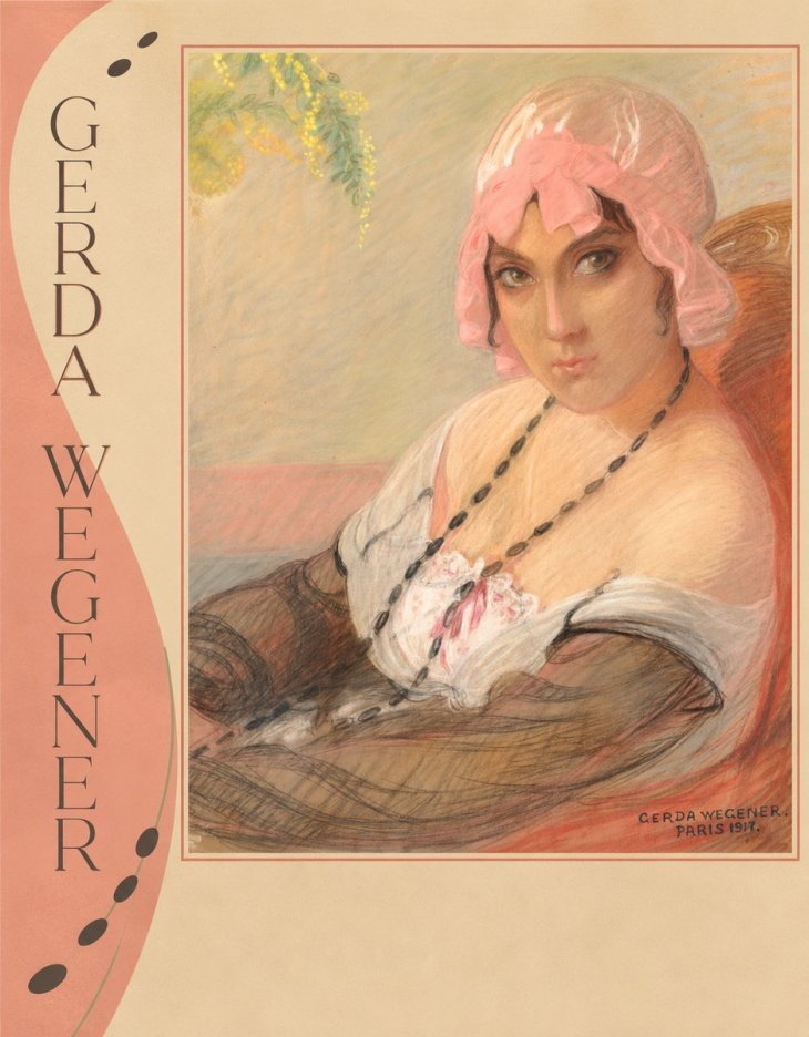Gerda Wegener Woman in a Pink Bonnet No5 - Poszter