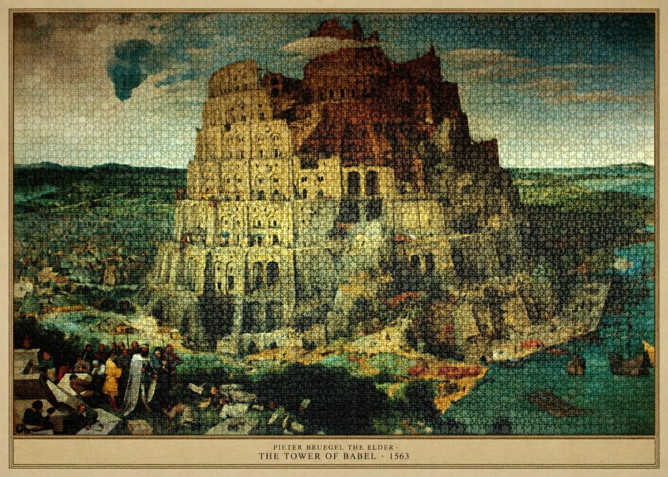 Pieter Bruegel The Tower of Babel XV No4 - Poszter