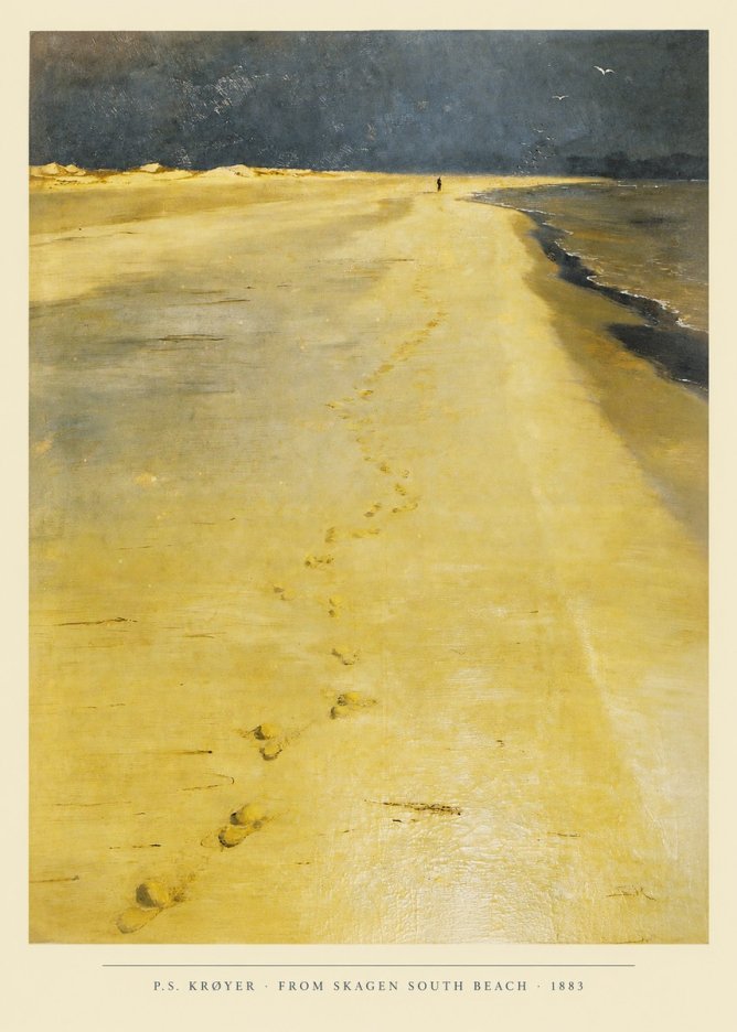 P.S. Krøyer From Skagen South Beach No6 - Poszter