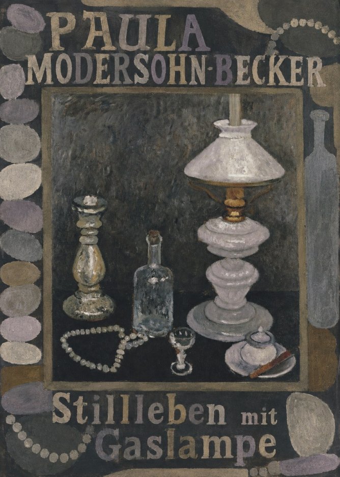Paula Modersohn-Becker Stillleben Mit Gaslampe No5 - Poszter