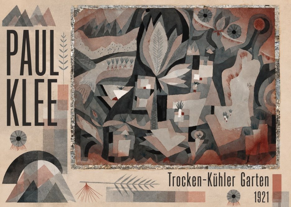 Paul Klee Trocken-kühler Garten No5 - Poszter