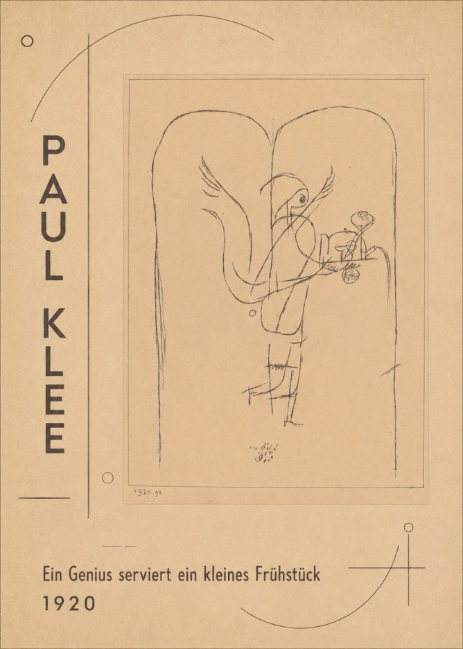 Paul Klee Ein Genius Serviert Ein Kleines Frühstück No2 - Poszter