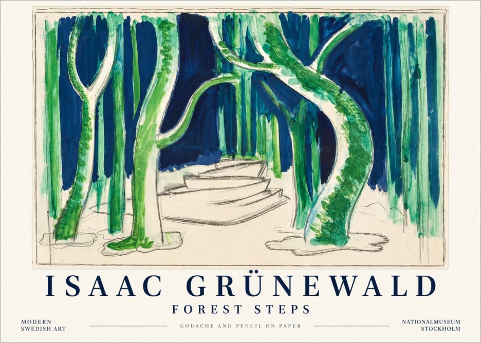 Isaac Grünewald Forest Path No5 - Poszter
