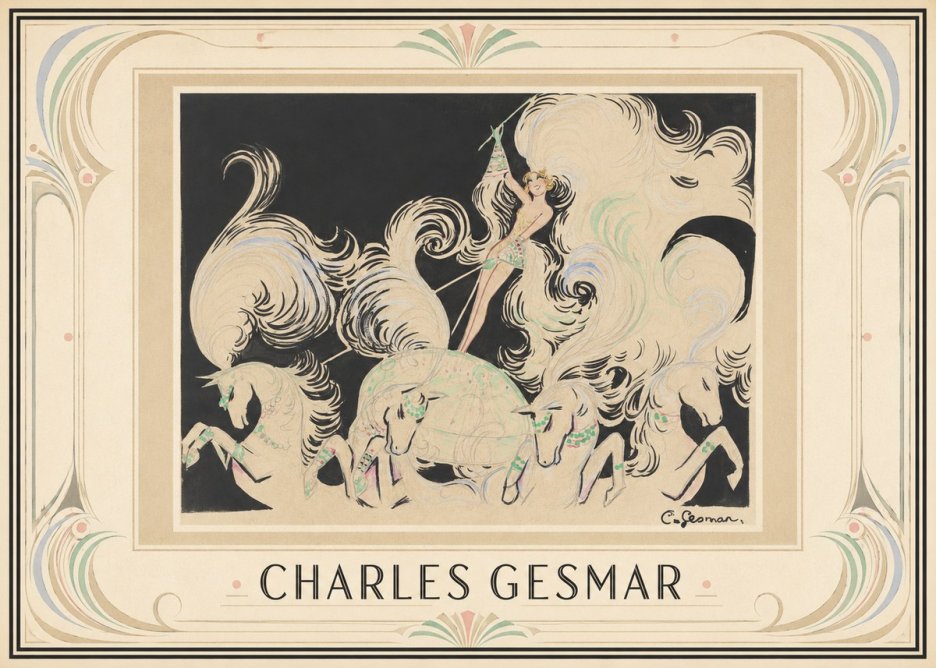 Charles Gesmar Art Deco Fantasy No1 - Poszter