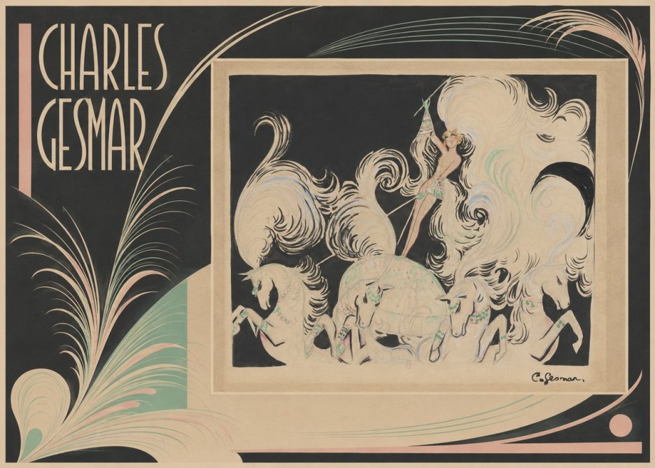 Charles Gesmar Art Deco Fantasy No2 - Poszter