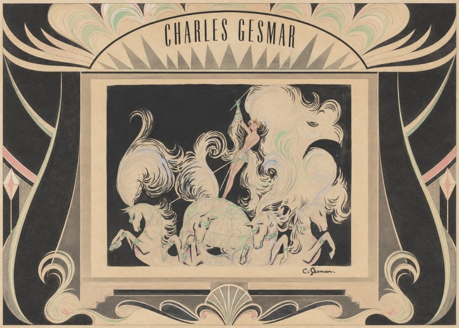 Charles Gesmar Art Deco Fantasy No5 - Poszter
