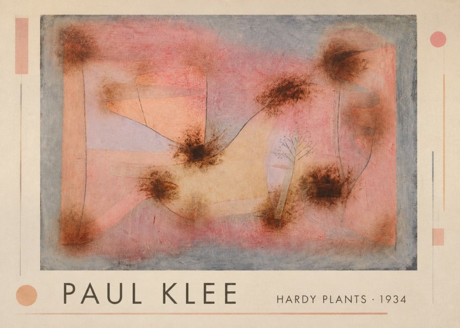 Paul Klee Hardy Plants II No1 - Poszter