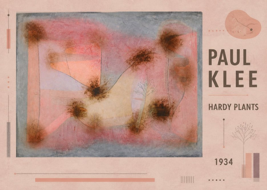 Paul Klee Hardy Plants II No3 - Poszter