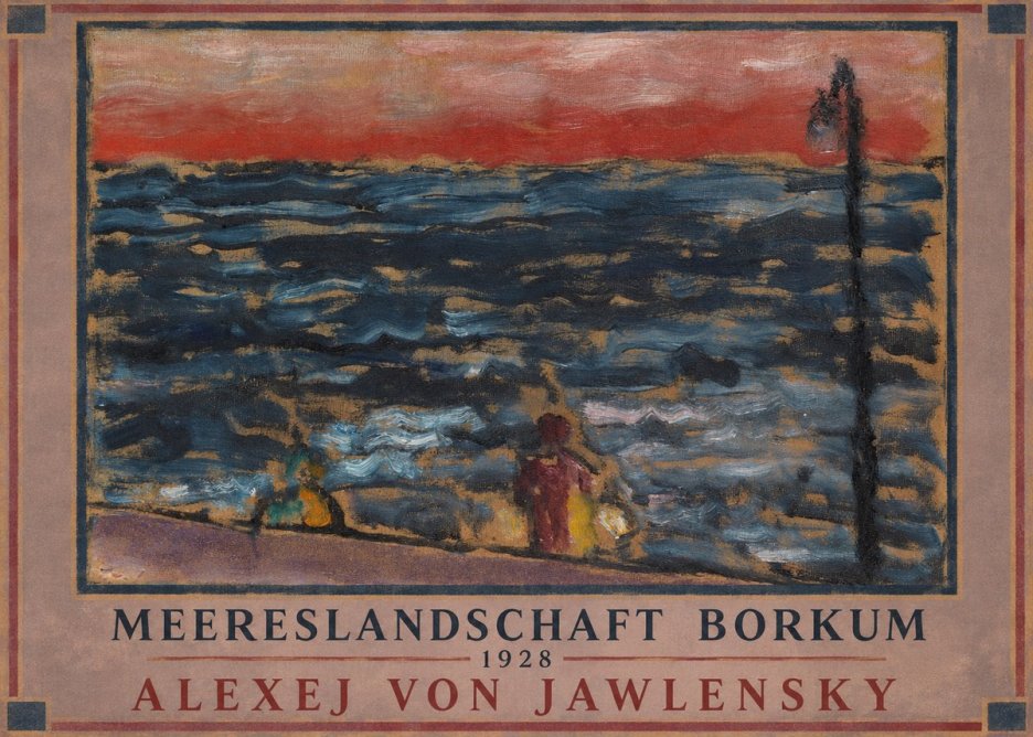 Alexej von Jawlensky Meereslandschaft Borkum No1 - Poszter