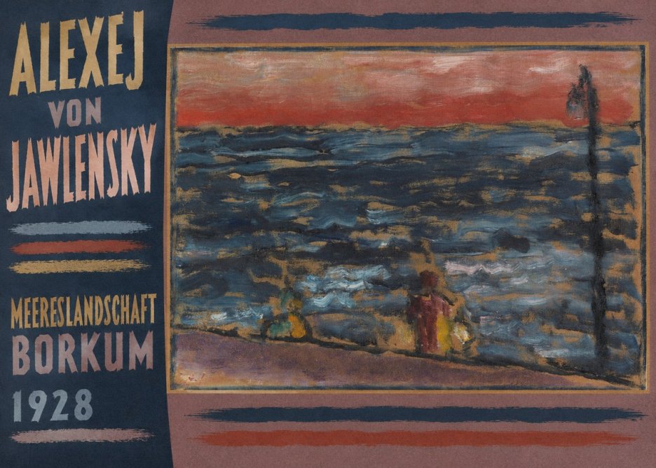 Alexej von Jawlensky Meereslandschaft Borkum No3 - Poszter