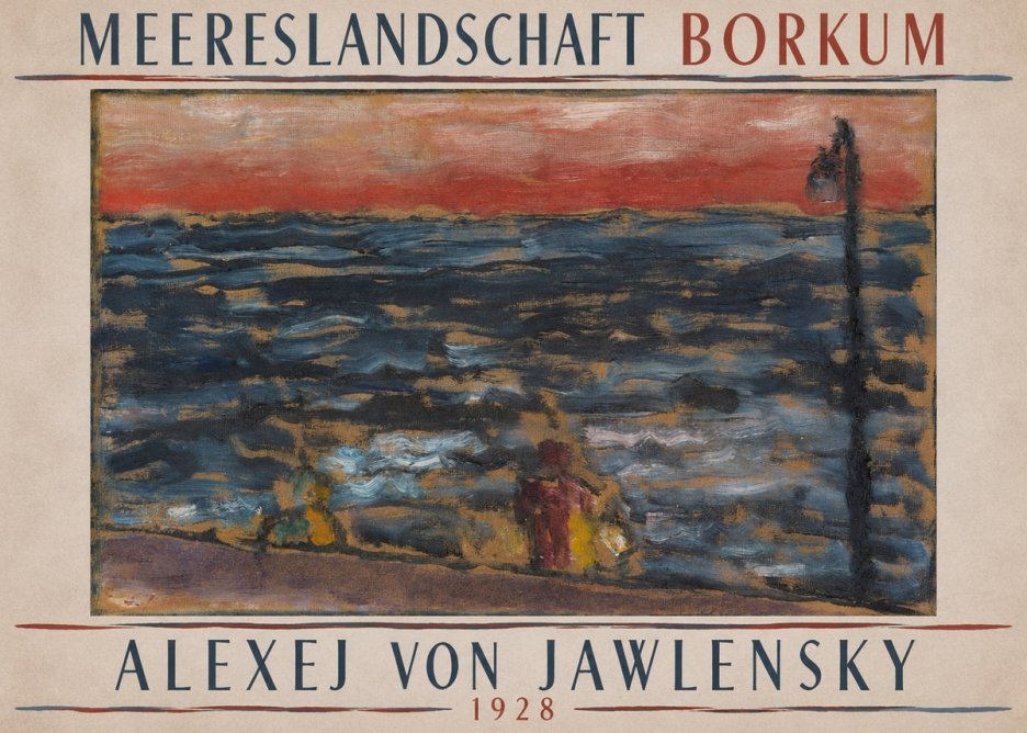 Alexej von Jawlensky Meereslandschaft Borkum No4 - Poszter