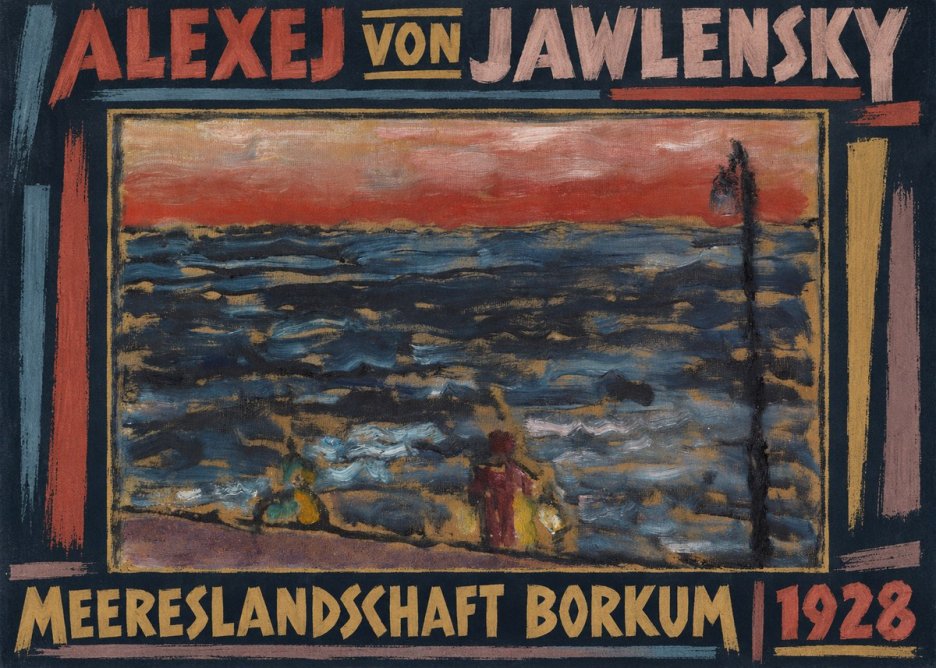 Alexej von Jawlensky Meereslandschaft Borkum No5 - Poszter
