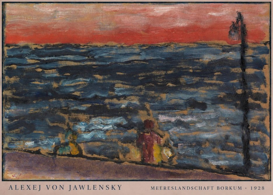 Alexej von Jawlensky Meereslandschaft Borkum No6 - Poszter