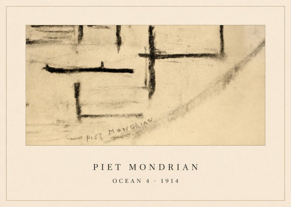 Piet Mondrian Ocean 4 No5 - Poszter