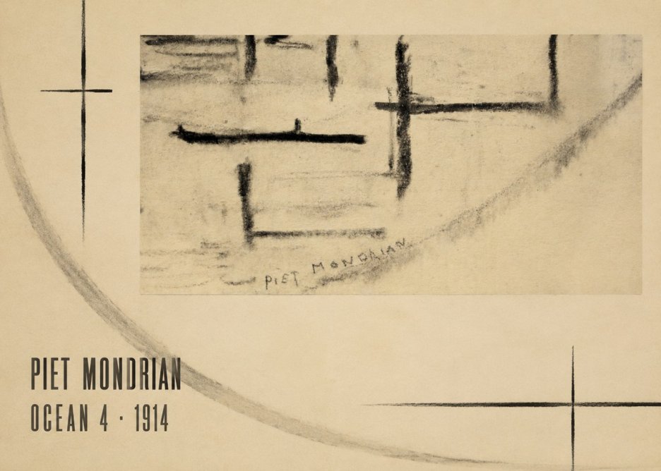 Piet Mondrian Ocean 4 No6 - Poszter