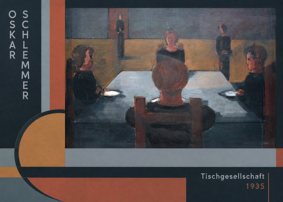 Oskar Schlemmer Tischgesellschaft No2 - Poszter