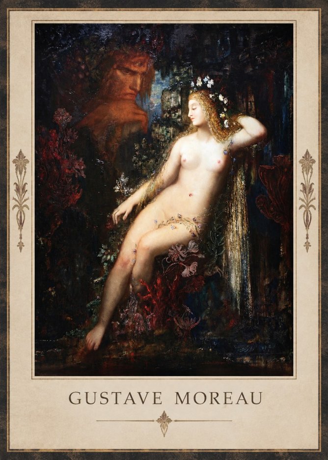 Gustave Moreau Hélène No2 - Poszter