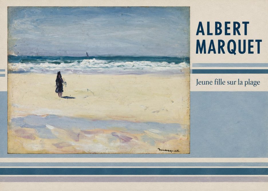 Albert Marquet Jeune Fille Sur La Plage No2 - Poszter