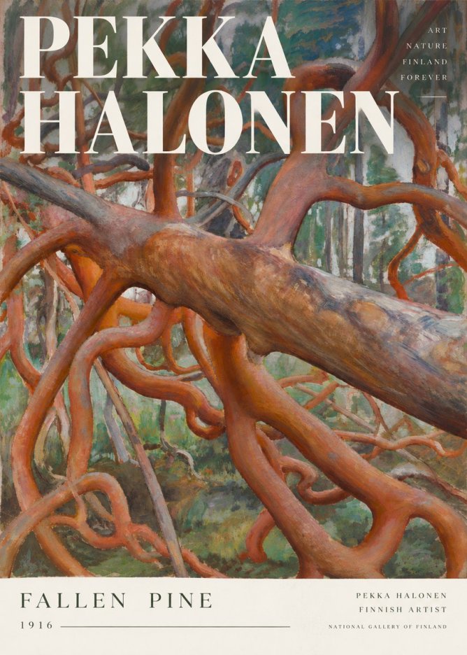 Pekka Halonen Fallen Pine No3 - Poszter