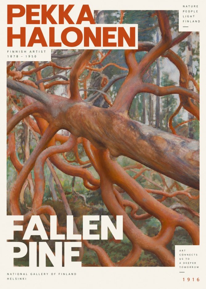 Pekka Halonen Fallen Pine No6 - Poszter