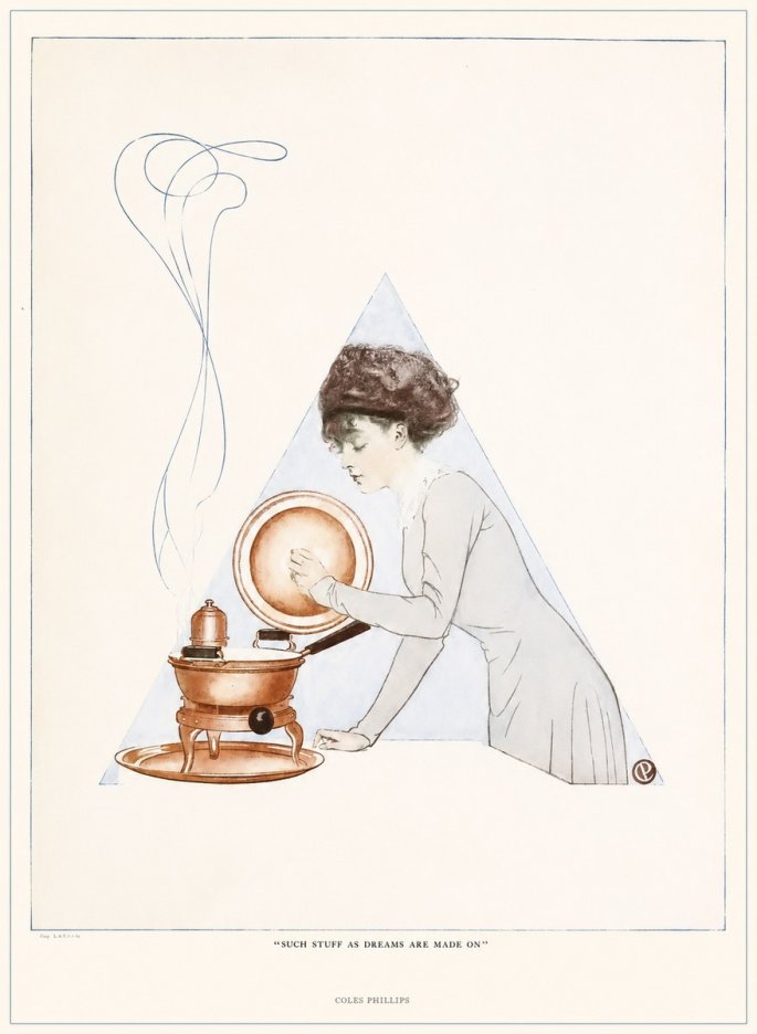 Coles Phillips Such Stuff as Dreams Are Made On No6 - Poszter