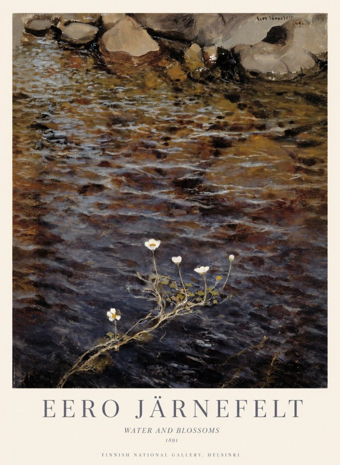 Eero Järnefelt Water and Blossoms No1 - Poszter