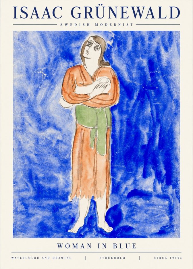 Isaac Grünewald The Dancer I No6 - Poszter