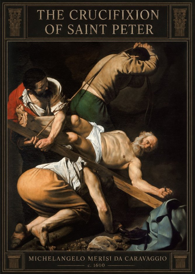 Michelangelo Merisi da Caravaggio The Crucifixion of Saint Peter IV No3 - Poszter
