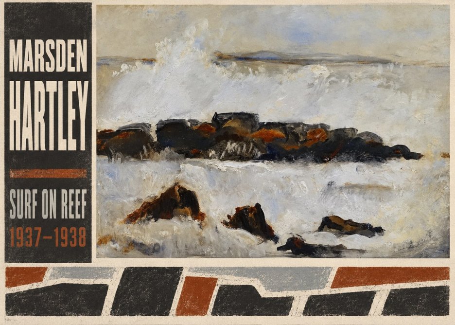 Marsden Hartley Surf on Reef No2 - Poszter