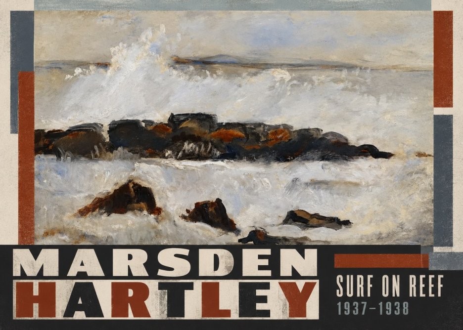 Marsden Hartley Surf on Reef No5 - Poszter