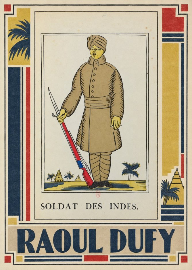 Raoul Dufy Soldat Des Indes. No2 - Poszter