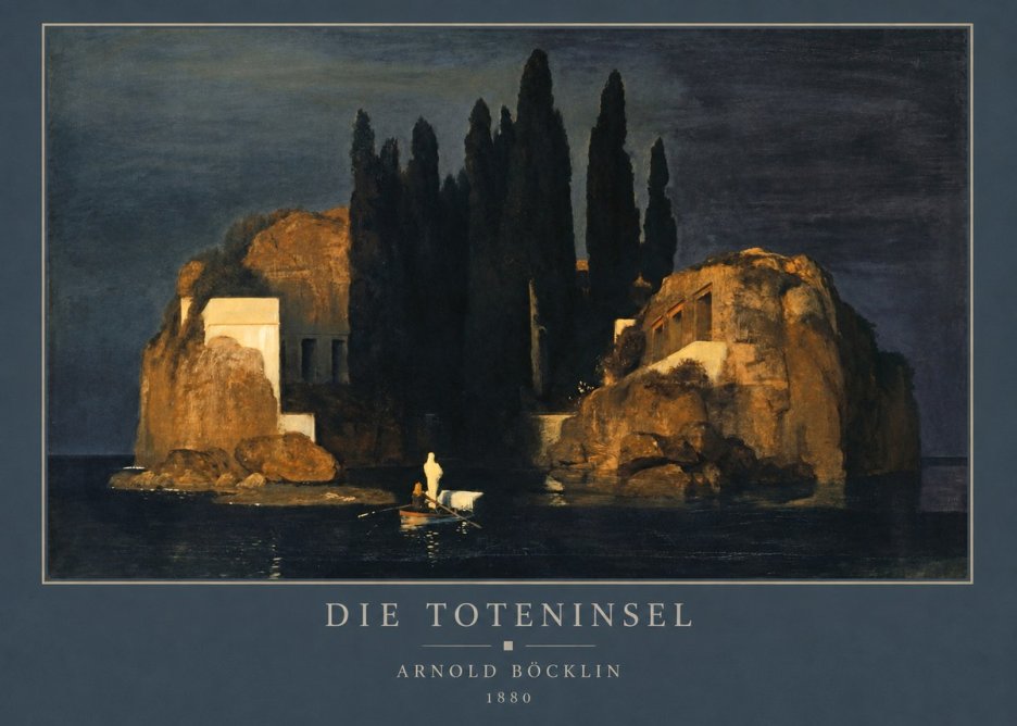 Arnold Böcklin Die Toteninsel VI No3 - Poszter