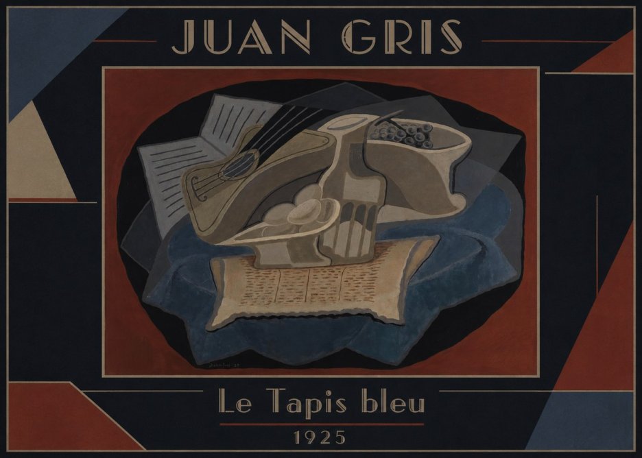 Juan Gris Le Tapis Bleu No2 - Poszter
