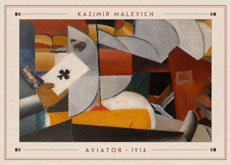 Kazimir Malevich Aviator No3 - Poszter