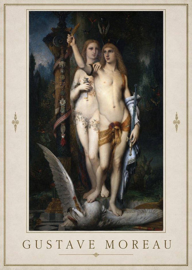 Gustave Moreau The Chimeras No1 - Poszter