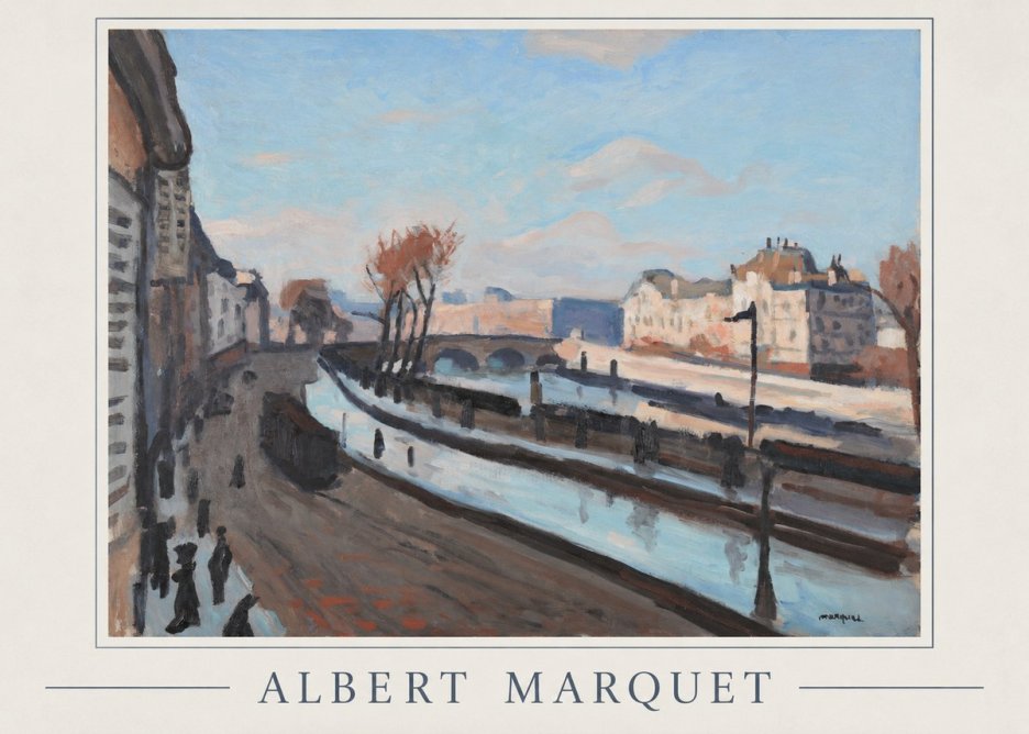 Albert Marquet Le Pont-neuf No1 - Poszter