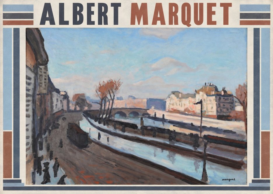 Albert Marquet Le Pont-neuf No5 - Poszter