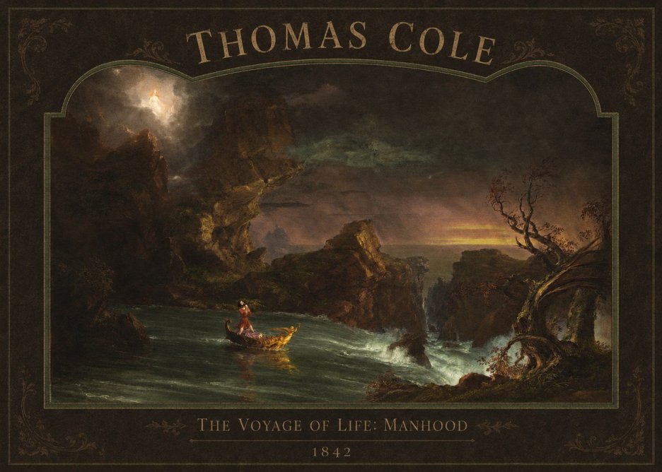 Thomas Cole The Voyage of Life: Manhood III No2 - Poszter