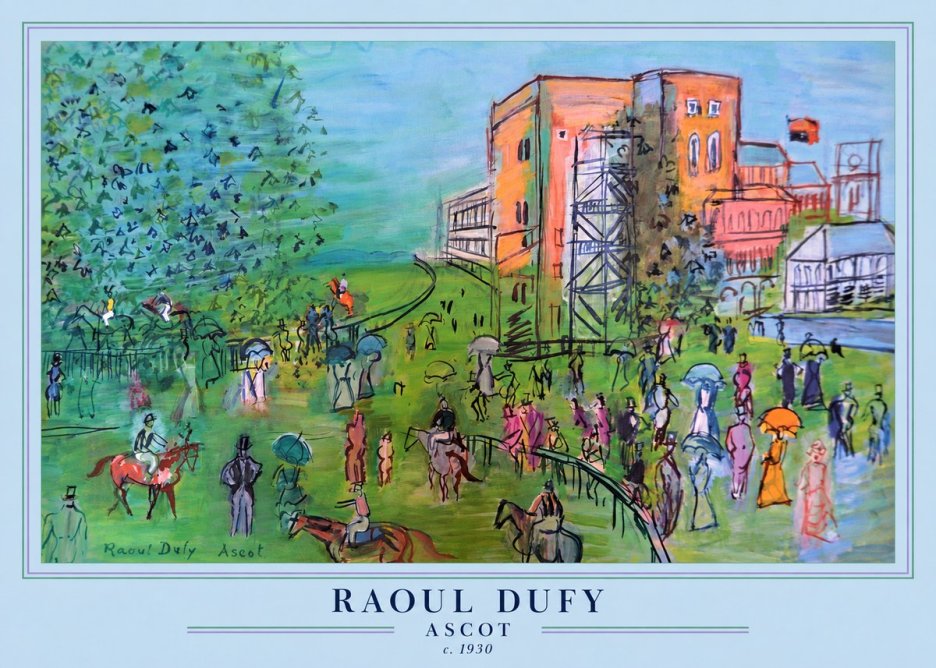 Raoul Dufy Ascot C. 1930 II No4 - Poszter