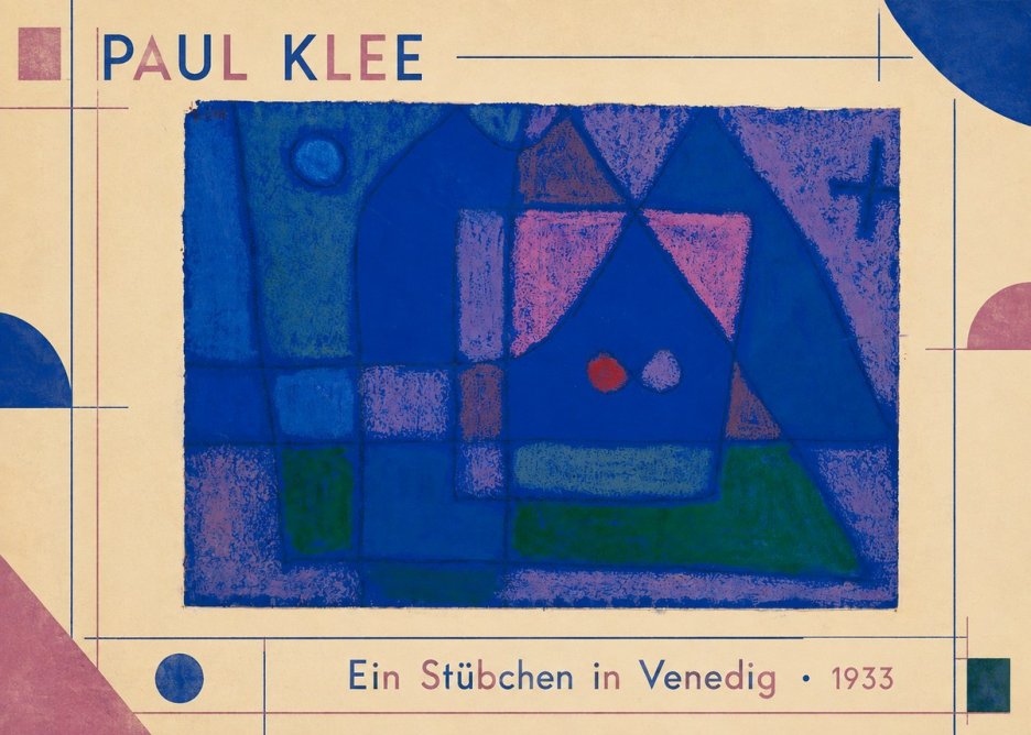 Paul Klee Ein Stübchen in Venedig No3 - Poszter