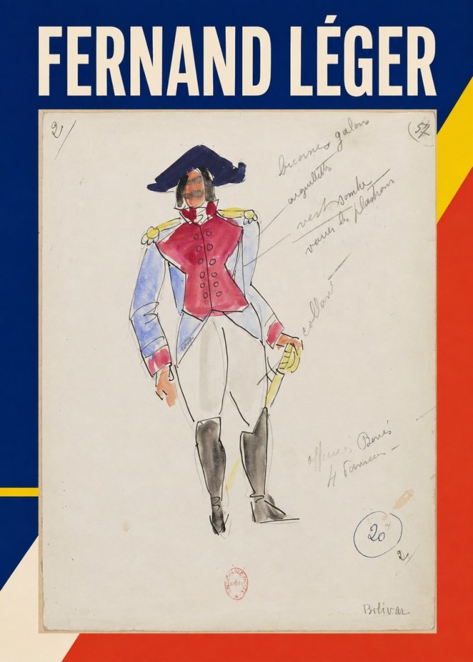Fernand Léger Bolivar XIII No1 - Poszter