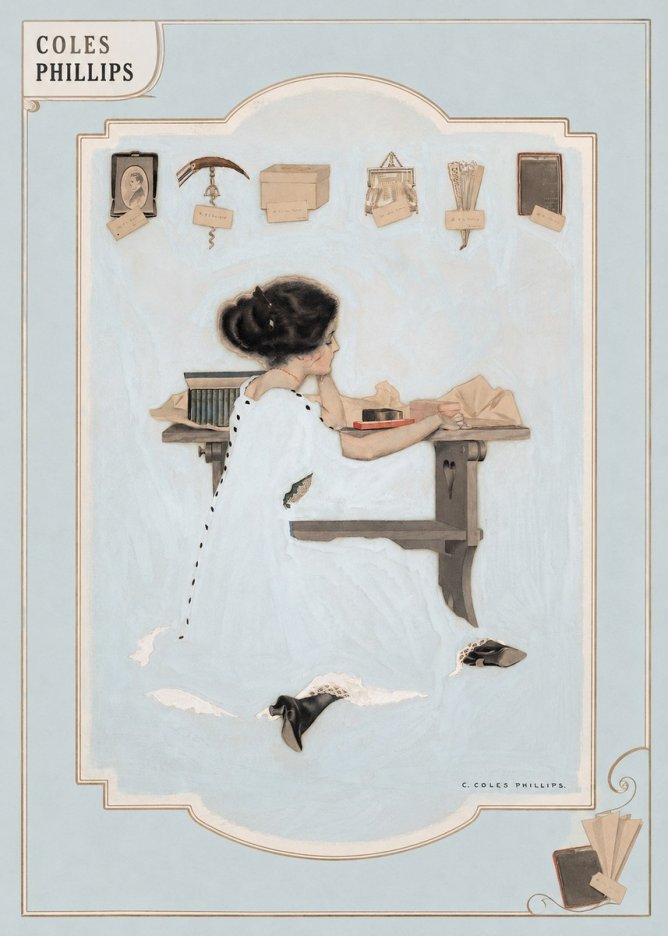 Coles Phillips Remembrance No4 - Poszter