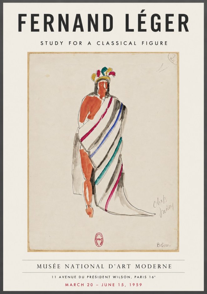 Fernand Léger Chefs Indiens No4 - Poszter