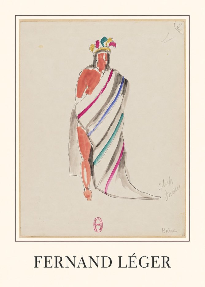 Fernand Léger Chefs Indiens No5 - Poszter