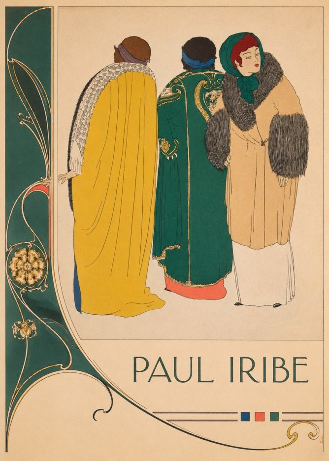 Paul Iribe Fashionable Figures No3 - Poszter