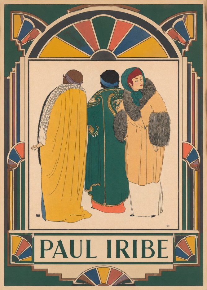 Paul Iribe Fashionable Figures No4 - Poszter